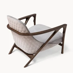 Alya Poltrona Lounge in Pelle Nabuk
