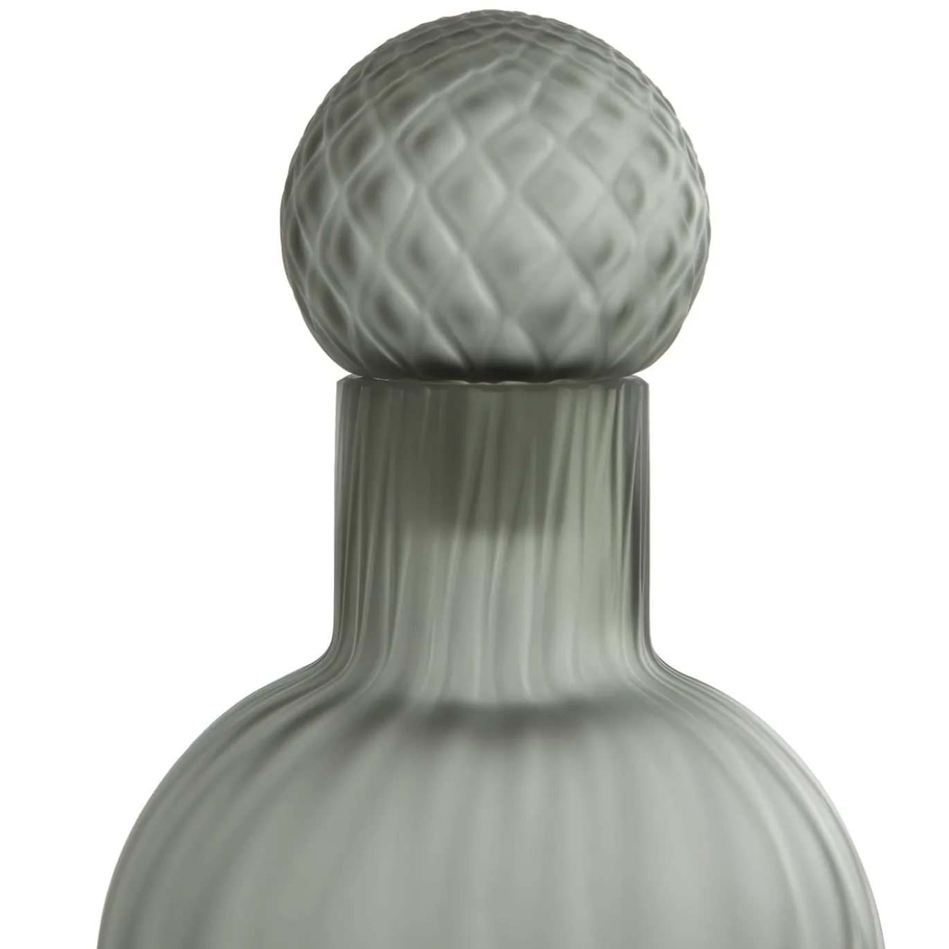 Ampolla in vetro acidato color grigio effetto balloton