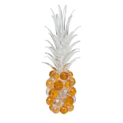 Ananas grande in vetro ambrato