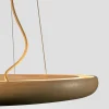 Anello Ciondolo in legno beige