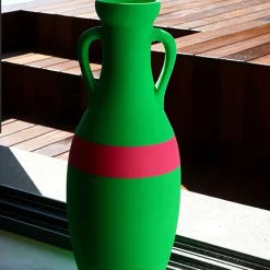 Anfora Giulio Cesare XL verde e fucsia