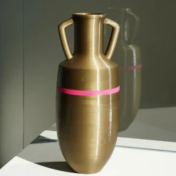 Anfora Ottaviano XL in bronzo e fucsia