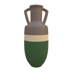 Anfora Ottaviano XL Militare Verde Latte e Bronzo