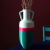 Anfora Ottaviano XL Verde Fucsia Arancione e Azzurro