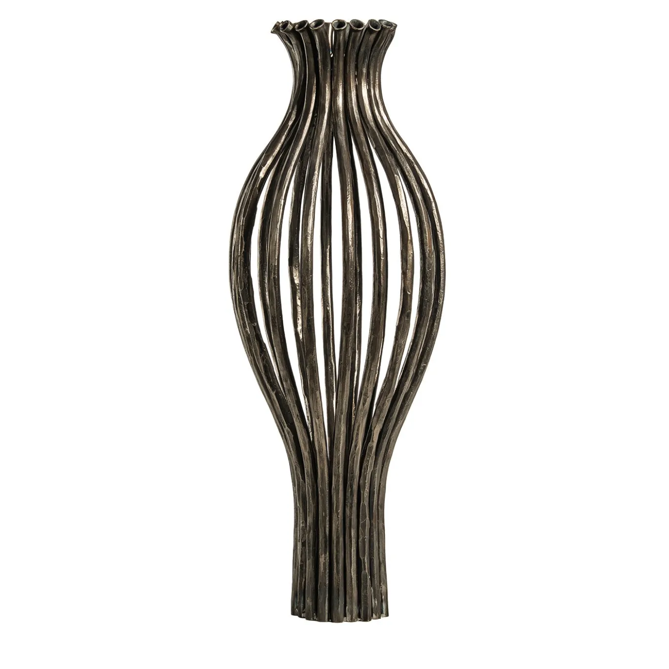 Anfora Scultorea in Ferro Grigio di Debonademeo