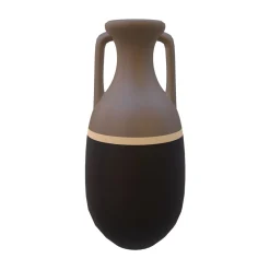 Anfora Teodosio XL in Nero Latte e Bronzo