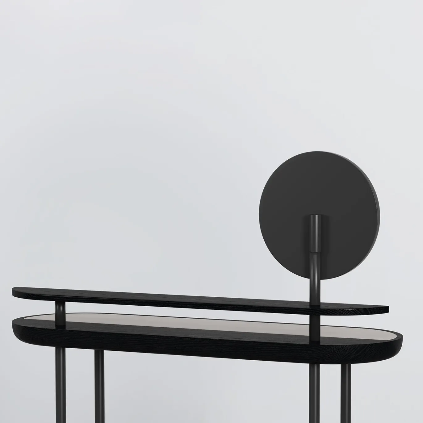 Apollo Black Walnut Wood And Calacatta Marble Vanity With Mirror