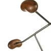 Appendiabiti in metallo e legno marrone Seed