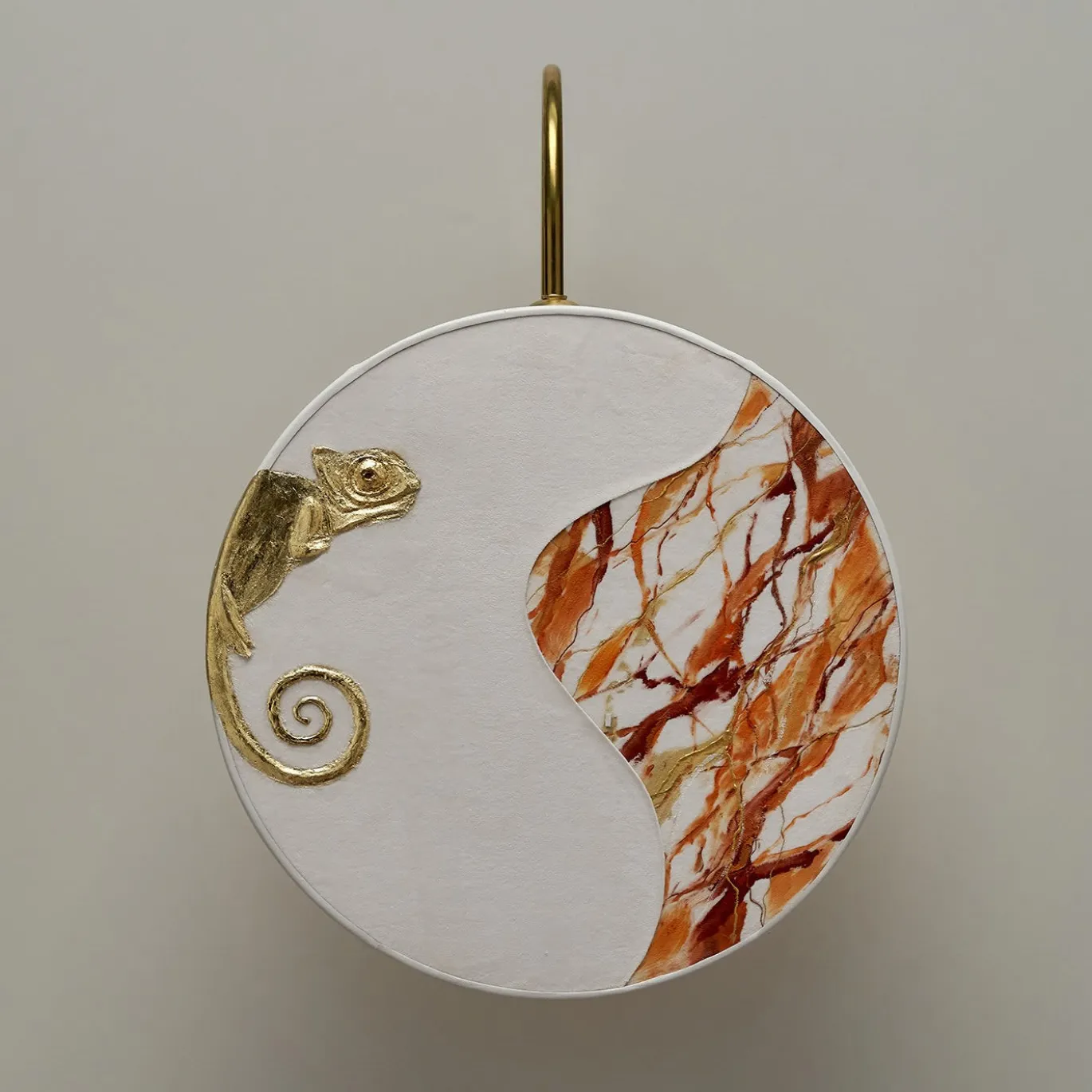 Applique camaleonte - Collezione Mondo Segreto