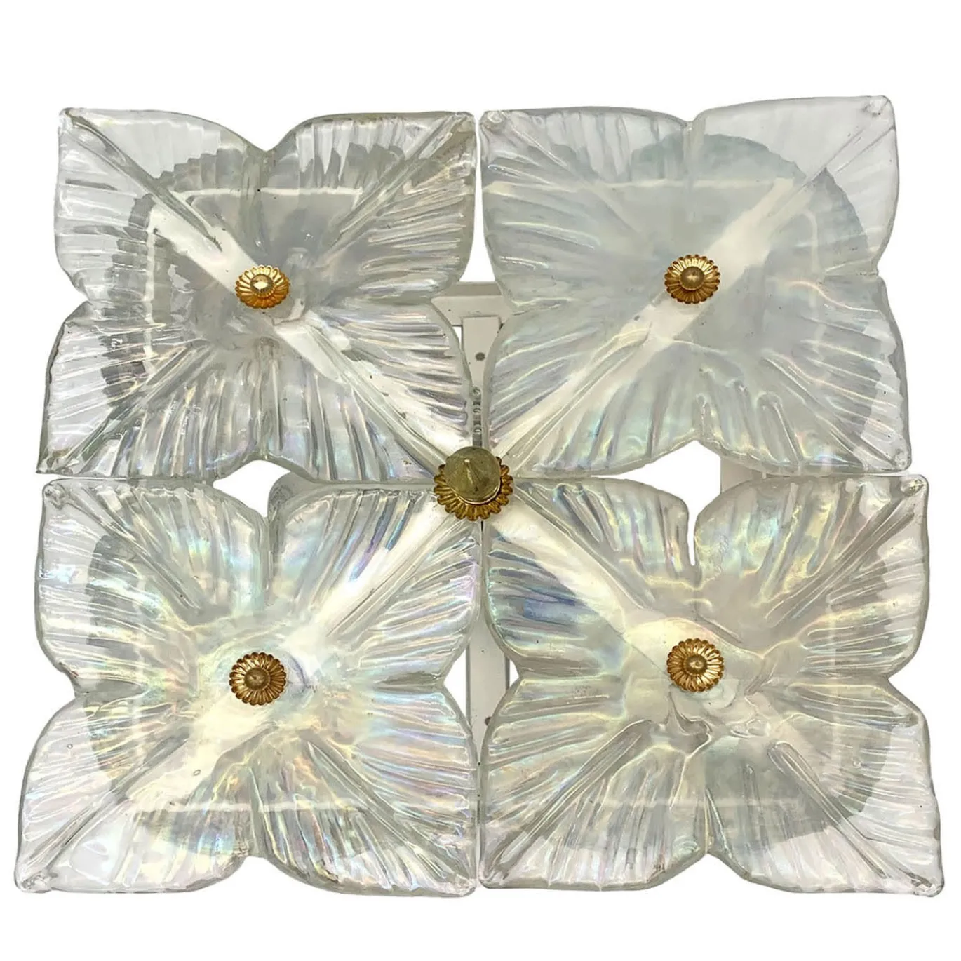 Applique con fiori di Murano