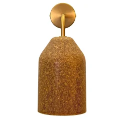 Applique da muro LAAB Small con foglie di Ginkgo e dettagli in bronzo