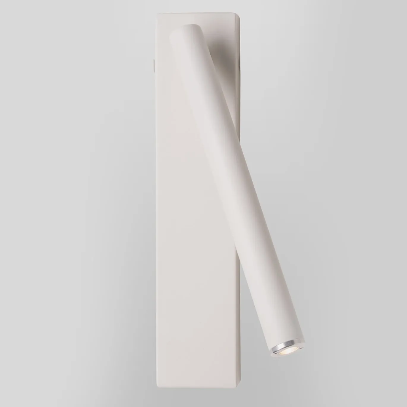 Applique da parete in metallo bianco rotante Zara