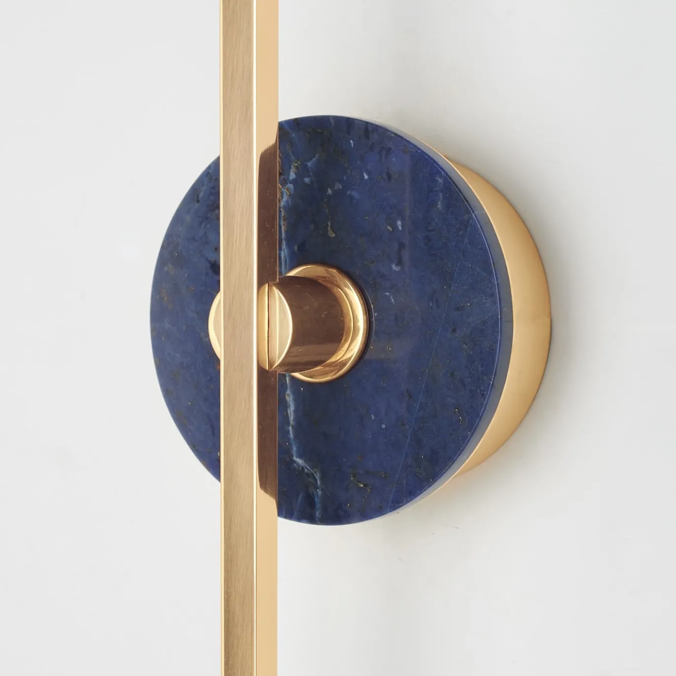Applique Essential / Elite Stick in ottone lucido e sodalite