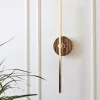 Applique Essential/ Elite Stick in ottone lucido e occhio di tigre