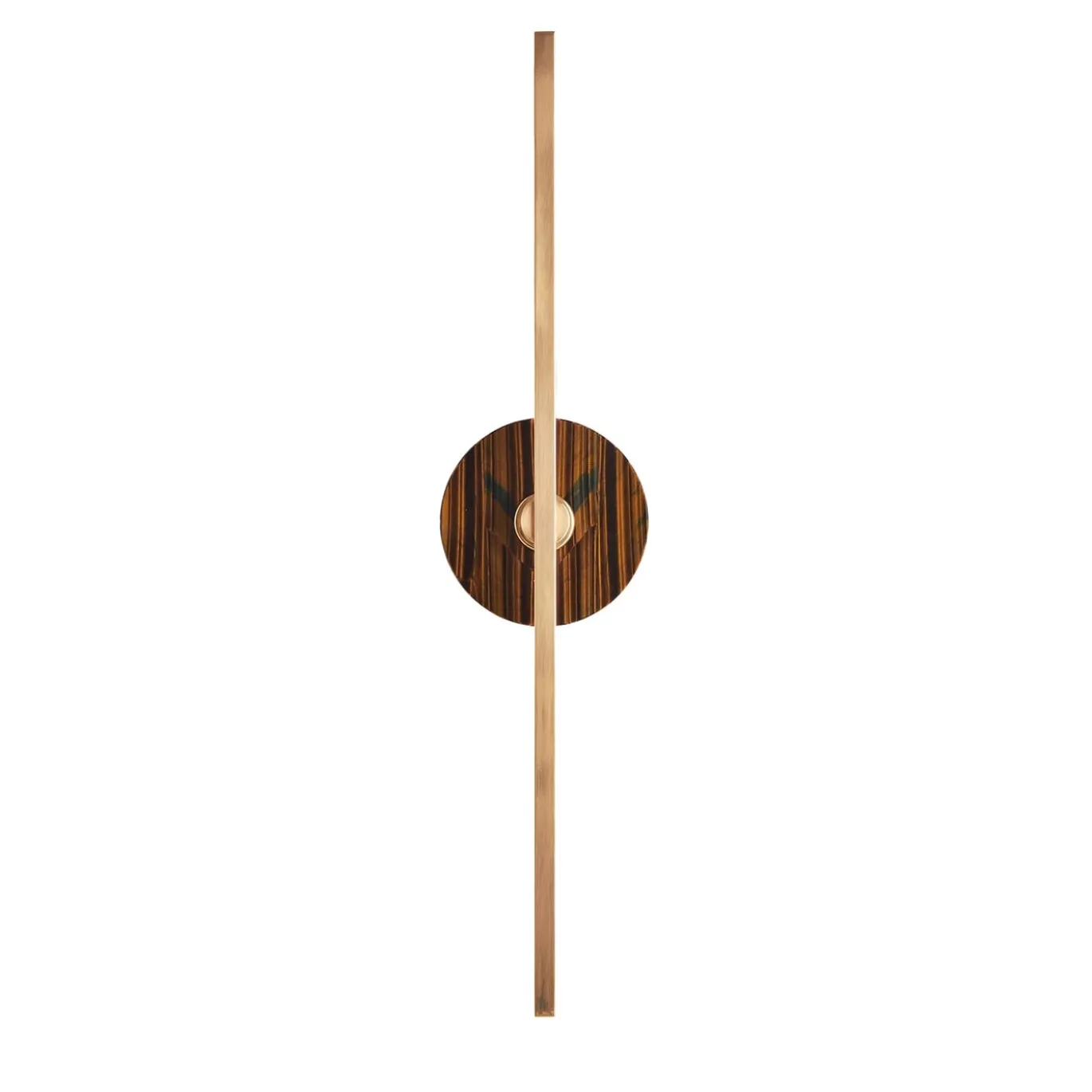 Applique Essential/ Elite Stick in ottone lucido e occhio di tigre