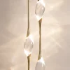 Applique Il Pezzo 12 a 3 Luci in Ottone Oro