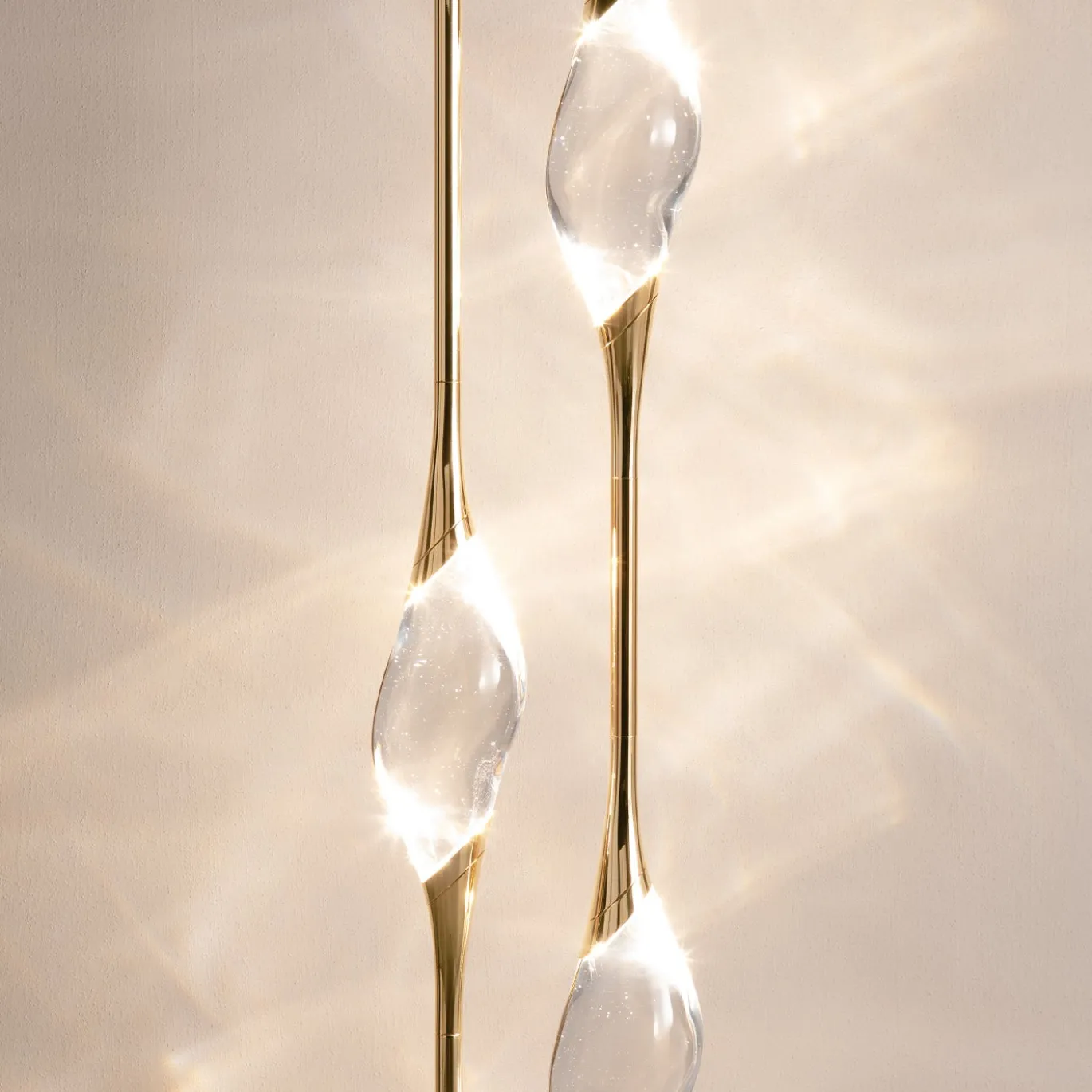 Applique Il Pezzo 12 a 3 Luci in Ottone Oro