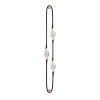 Applique Il Pezzo 12 a 3 luci in ottone nero e oro