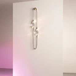 Applique Il Pezzo 12 in Ottone con Finitura Nichel