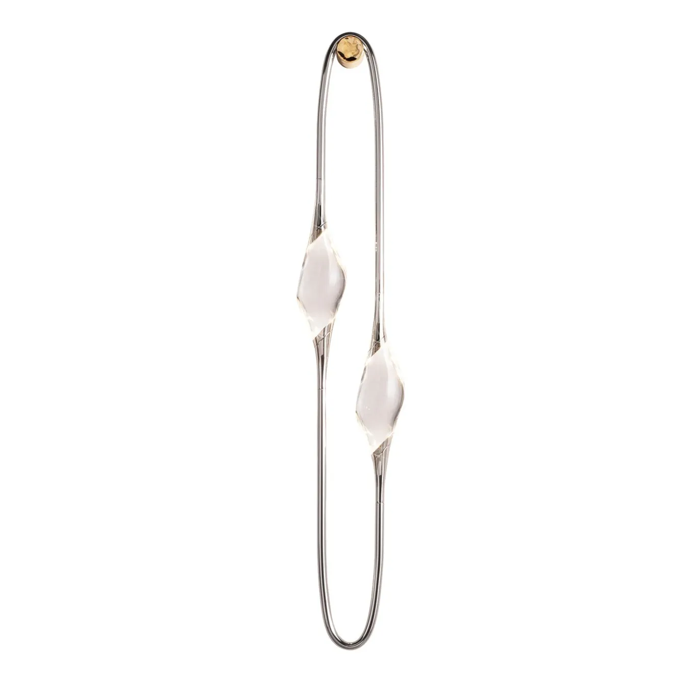 Applique Il Pezzo 12 in Ottone con Finitura Nichel
