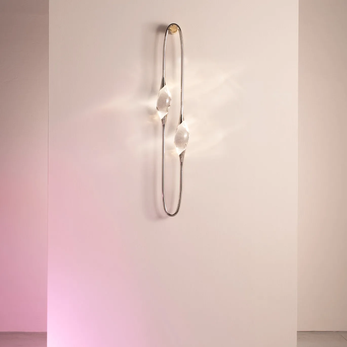 Applique Il Pezzo 12 in Ottone con Finitura Nichel