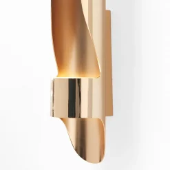 APPLIQUE JIRO' IN OTTONE CON FINITURA ORO ROSA - PONT DES ARTS PARIGI