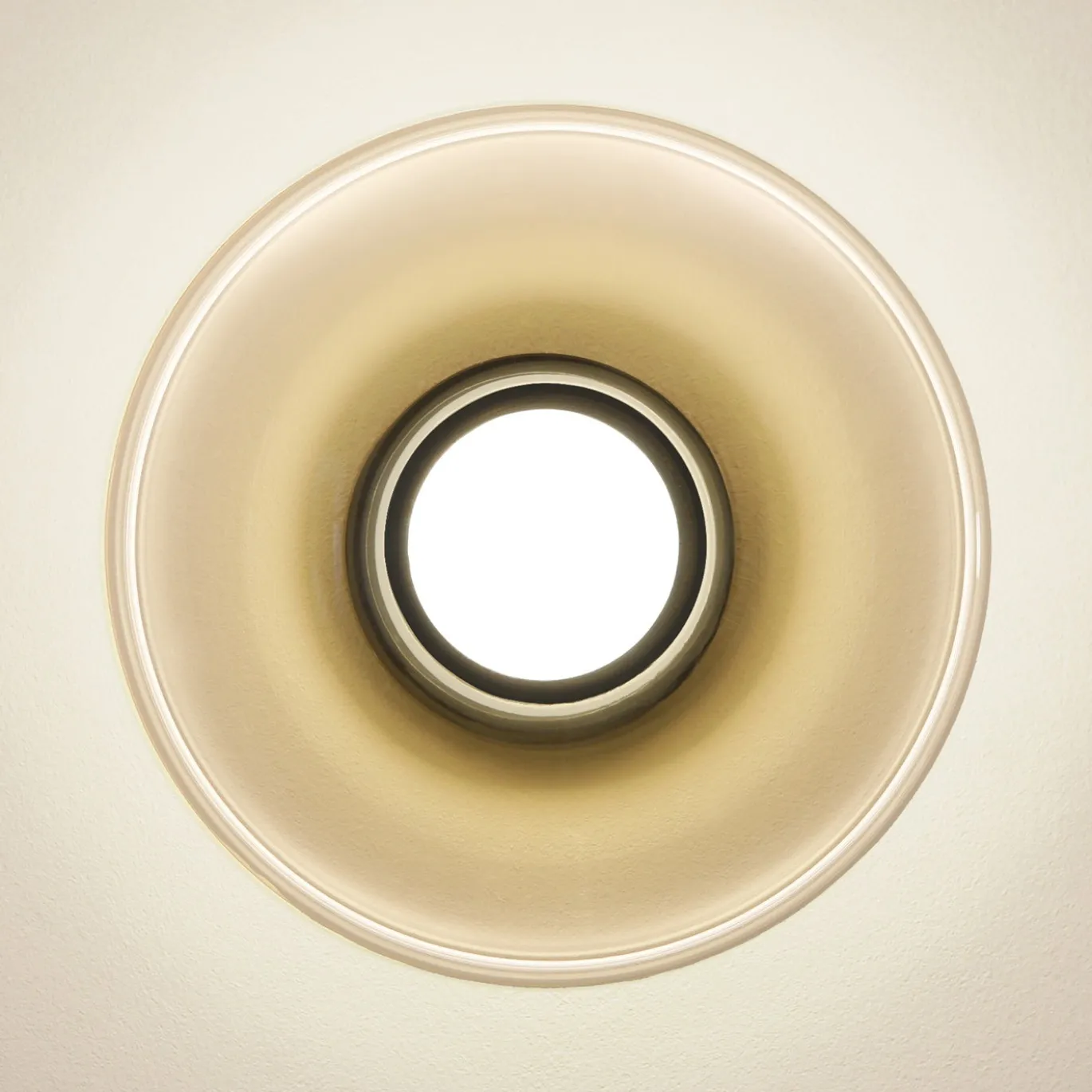 Applique Lounge da parete in vetro champagne