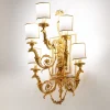 APPLIQUE 5 LUCI IN BRONZO