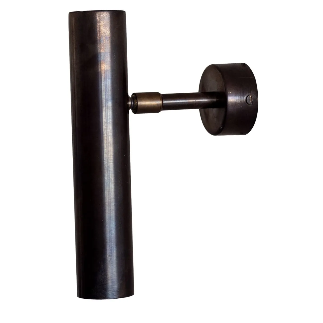 Applique Mini Kyle Pt in Ottone con Finitura Antracite