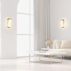 Applique Offset in ottone satinato