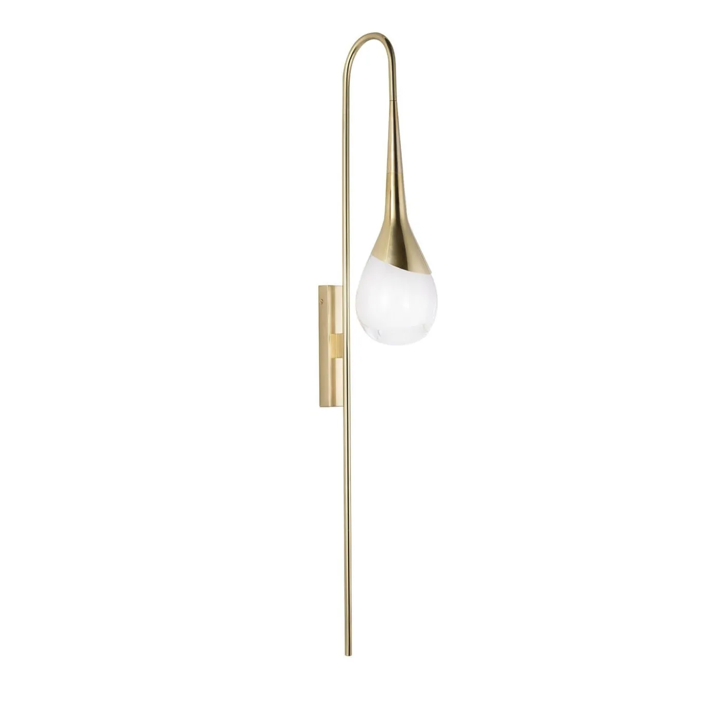 Applique Perpetua in ottone con texture liscia