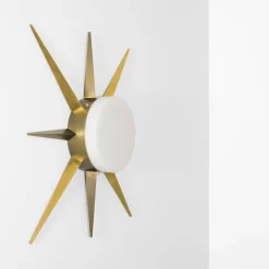 Applique/Plafoniera Solare Windrose in Ottone Bianco