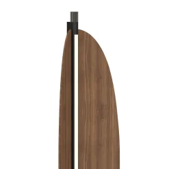 Appliqué Thula grande in legno marrone