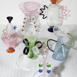 Arabesque 01 Vaso in vetro soffiato a mano