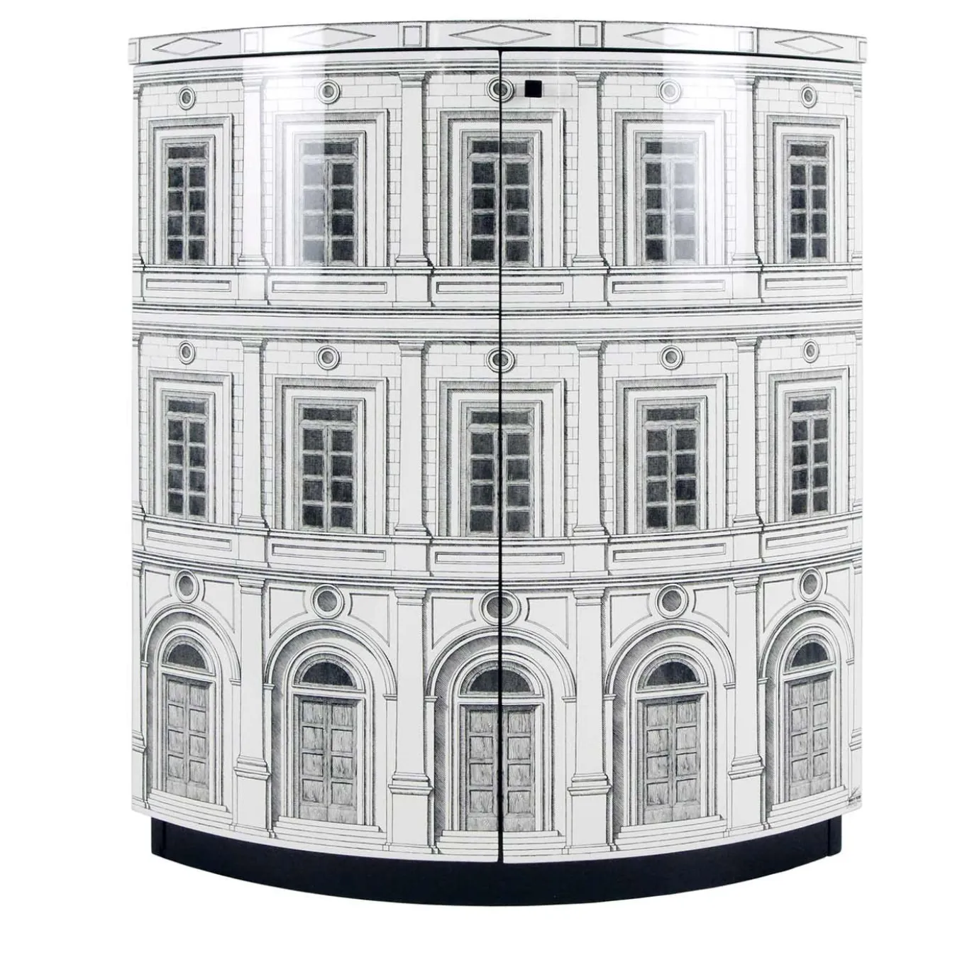 Architettura Armadio ad angolo bianco e nero