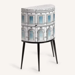 Architettura Celeste Piccolo Armadio Curvo