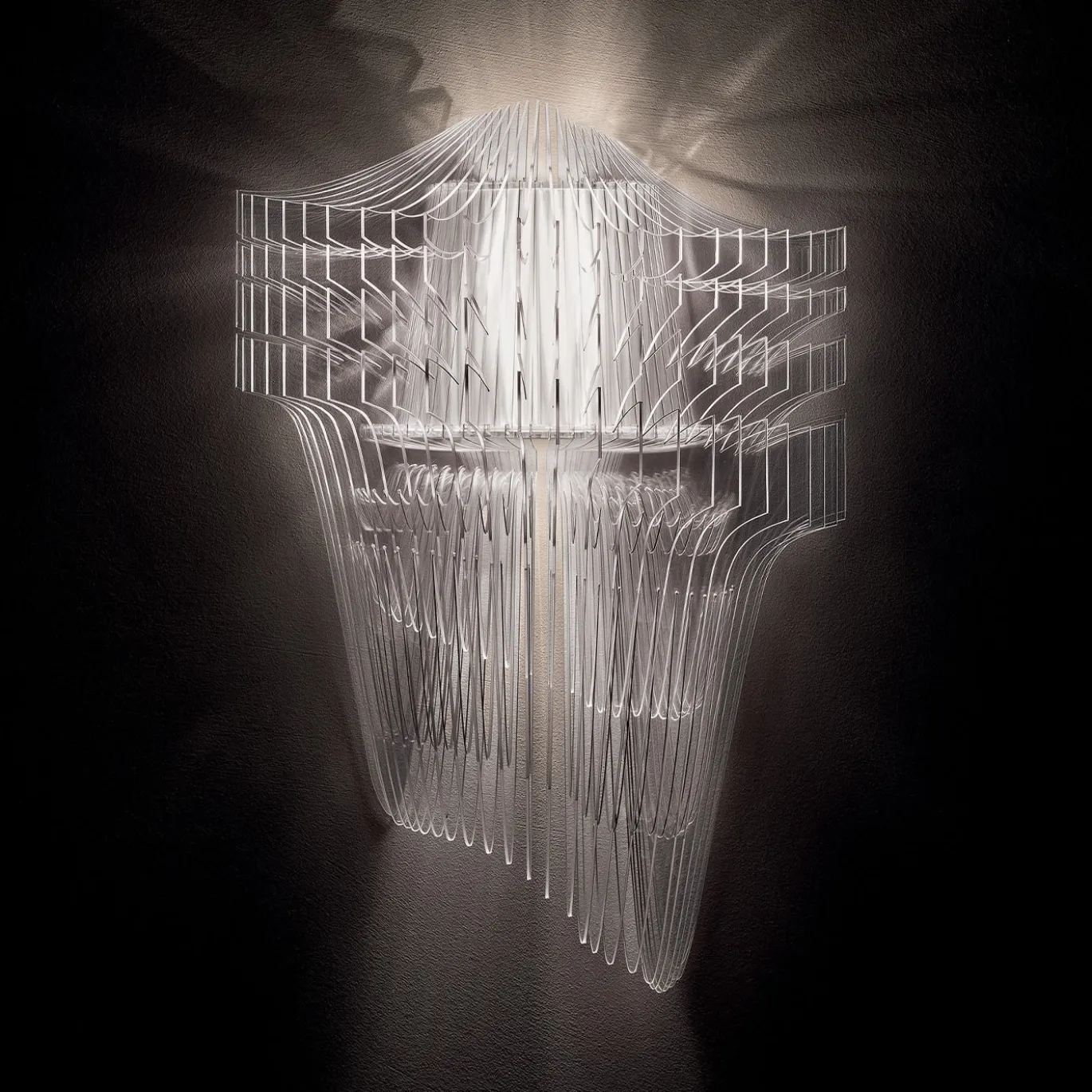 Aria Applique Applique trasparente di Zaha Hadid
