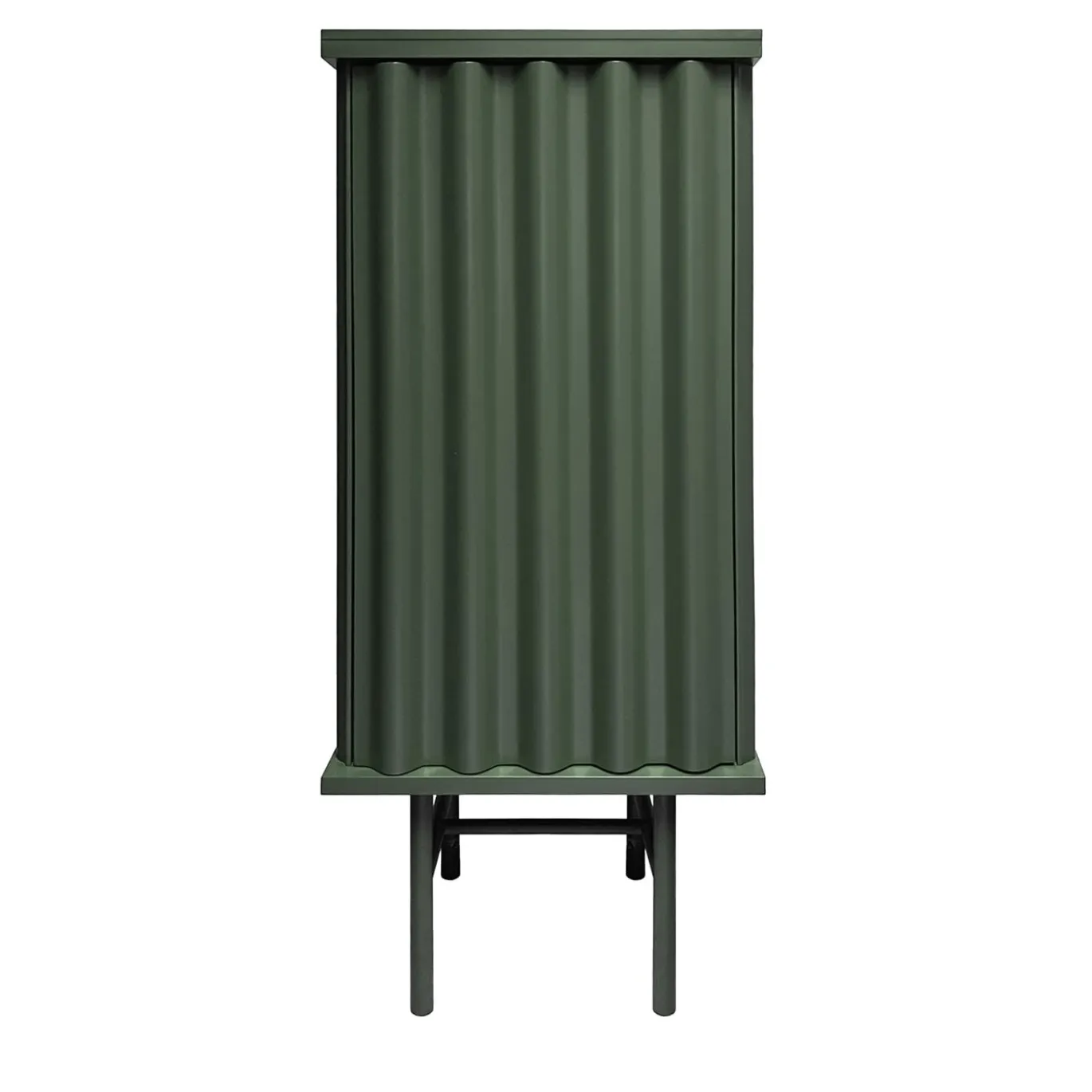 Armadietto in MDF verde rosmarino Curl