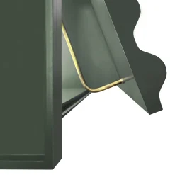 Armadietto in MDF verde rosmarino Curl