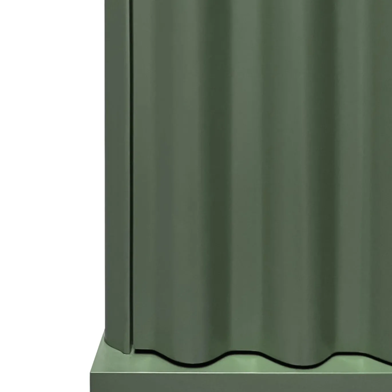 Armadietto in MDF verde rosmarino Curl