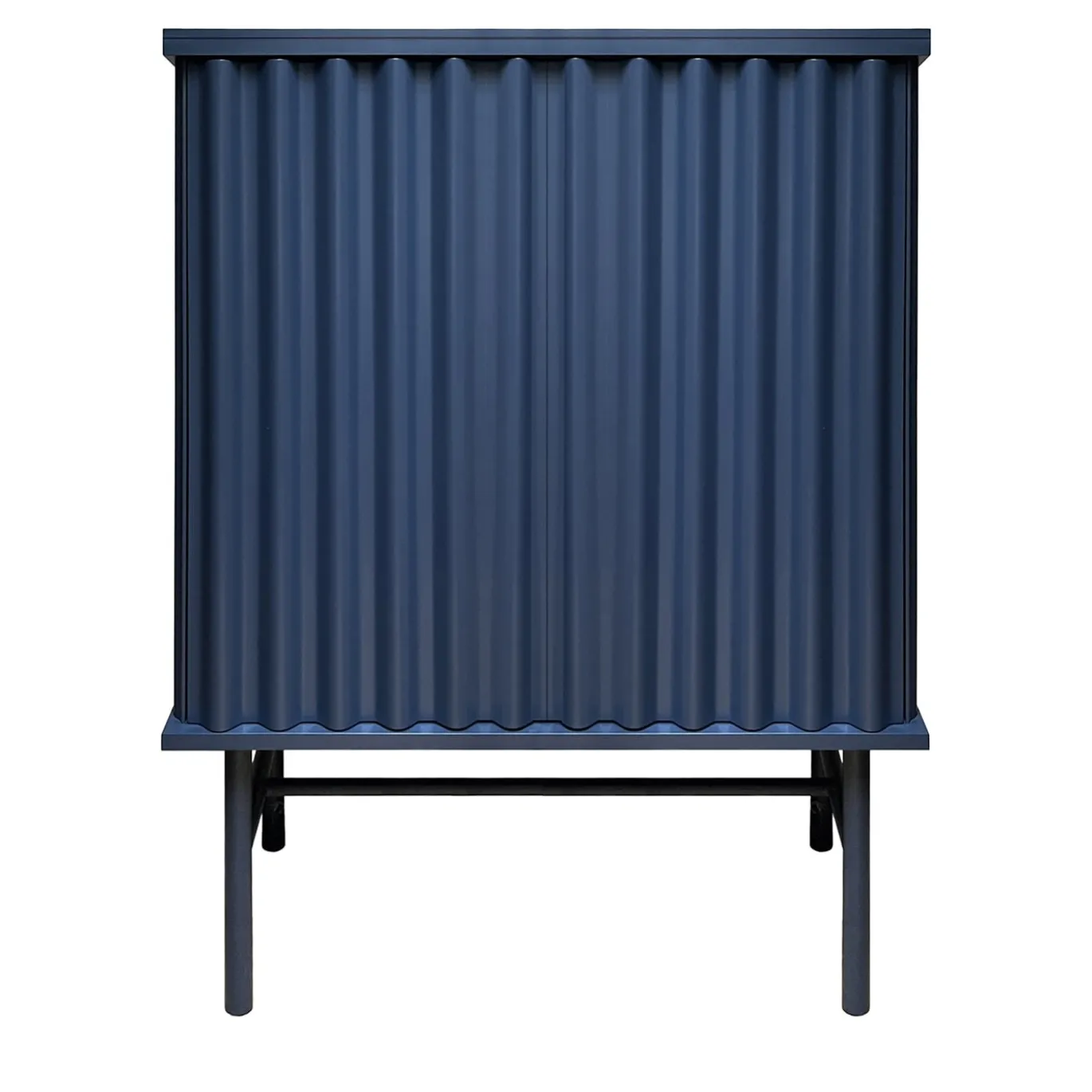 Armadio a 2 ante in MDF Curl Petrol Blue