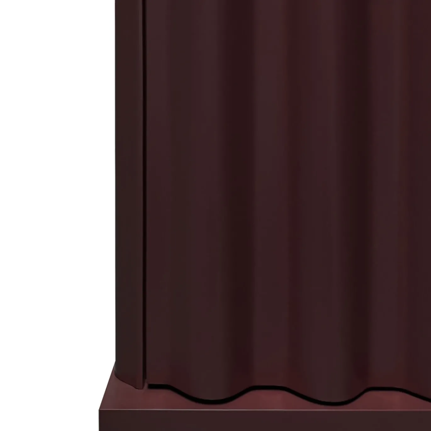 Armadio a 2 ante in MDF rosso vino Curl