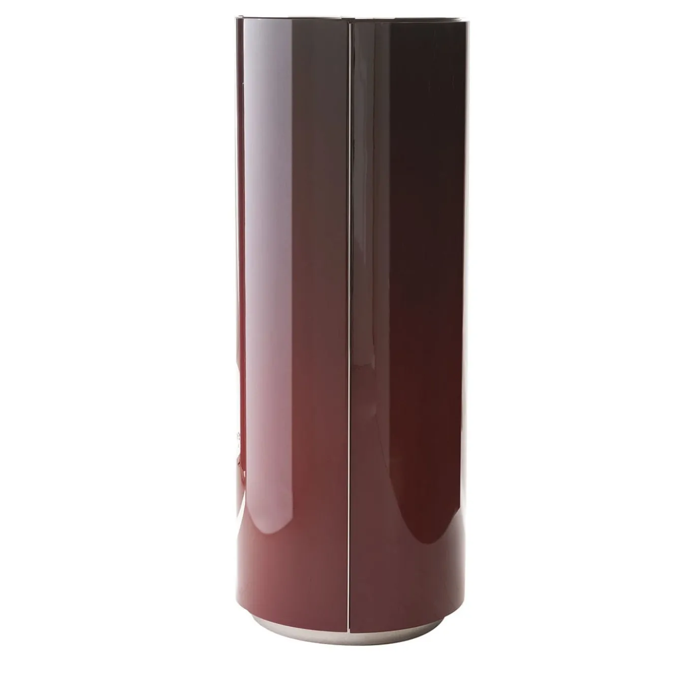 Armadio cilindrico rosso sfumato