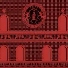 Armadio curvo rosso Facciata Quattrocentesca