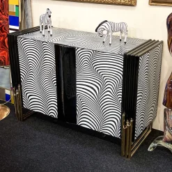 Armadio 3D in bianco e nero