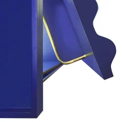Armadio MDF blu elettrico Curl
