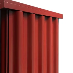 Armadio MDF rosso fuoco Curl