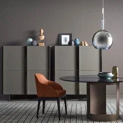Armadio Profile in nichel nero