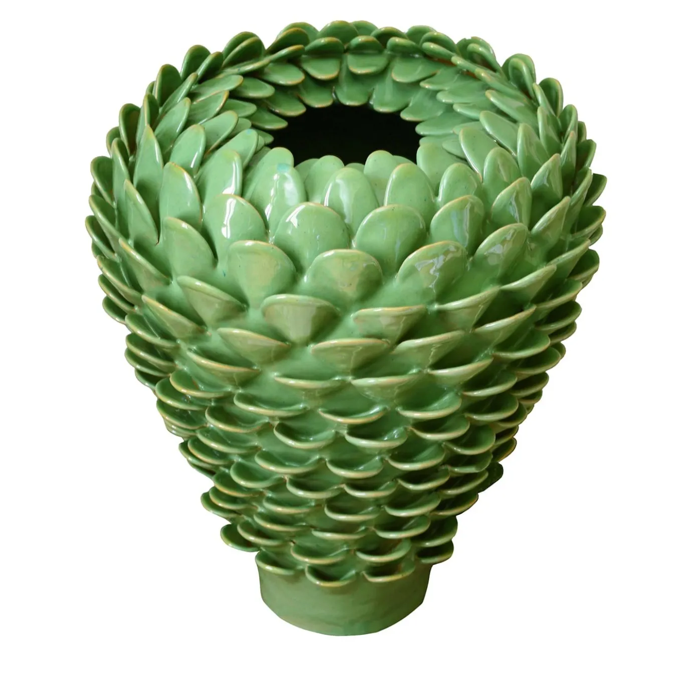 Artemisia N.11 Vaso fitomorfo verde