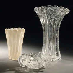 Aureum Vaso piccolo bianco e oro